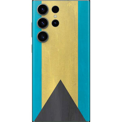 Bahamas Flag Distressed Galaxy Skins